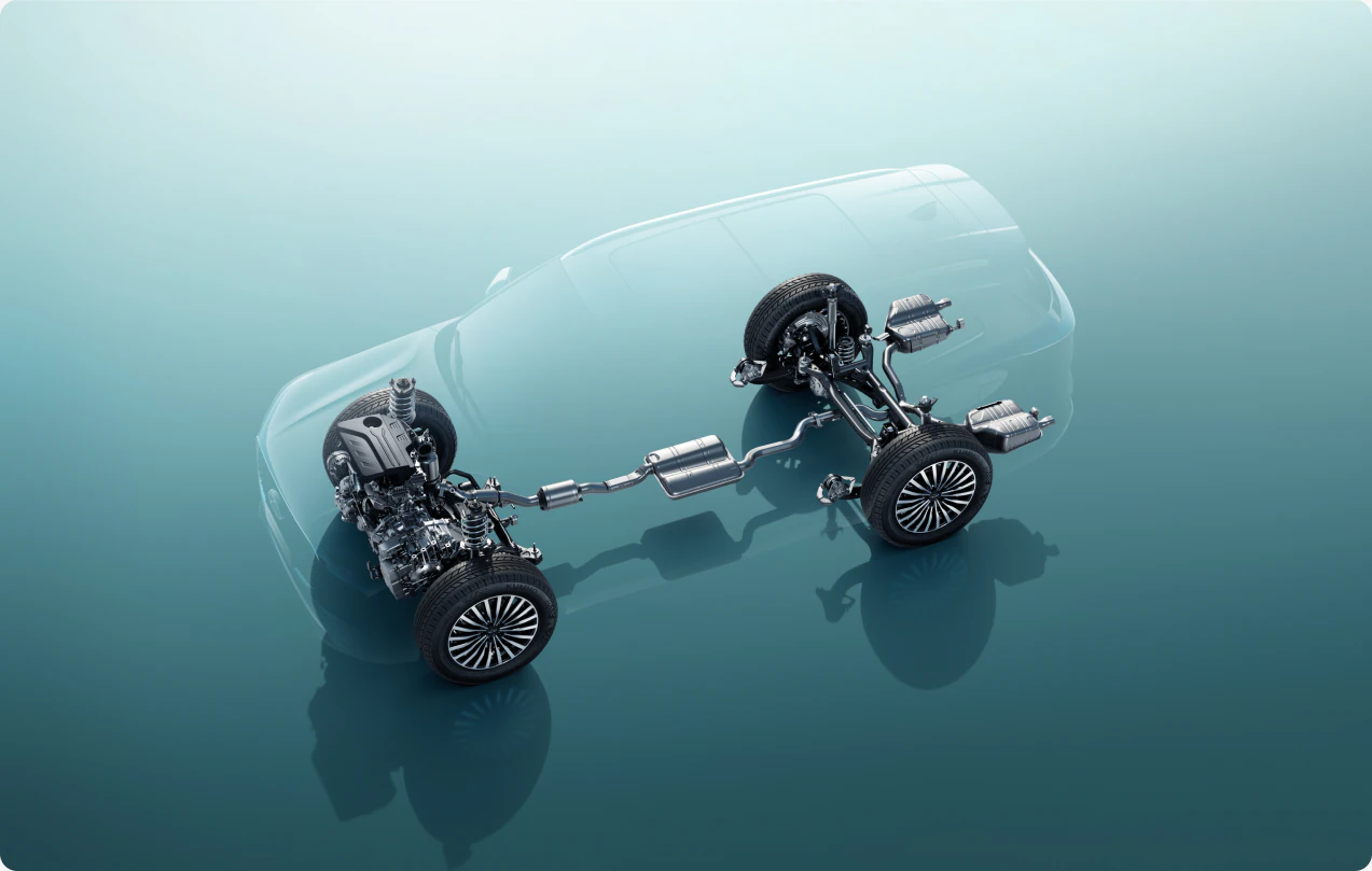 Tiggo 8 Apex powertrain detail 2